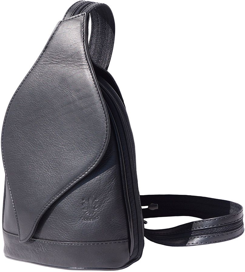 Δερμάτινη Τσάντα Πλάτης Foglia Firenze Leather 2015 Μαύρο
