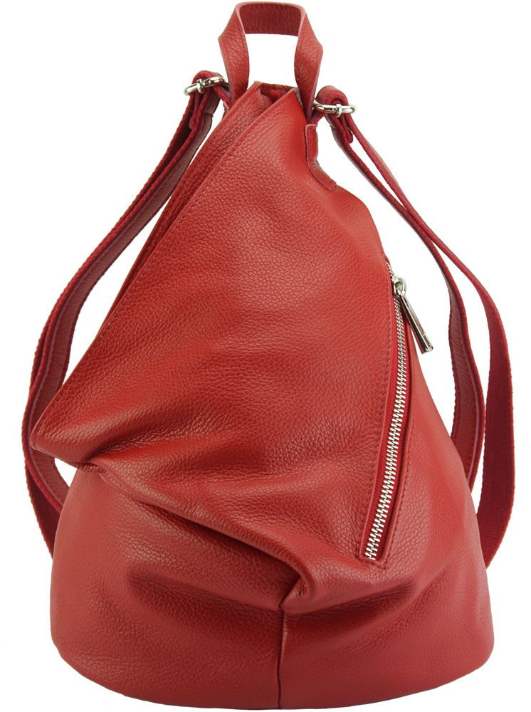 Δερμάτινη Τσάντα Πλάτης Clapton Firenze Leather 9200 Κόκκινο 60180604