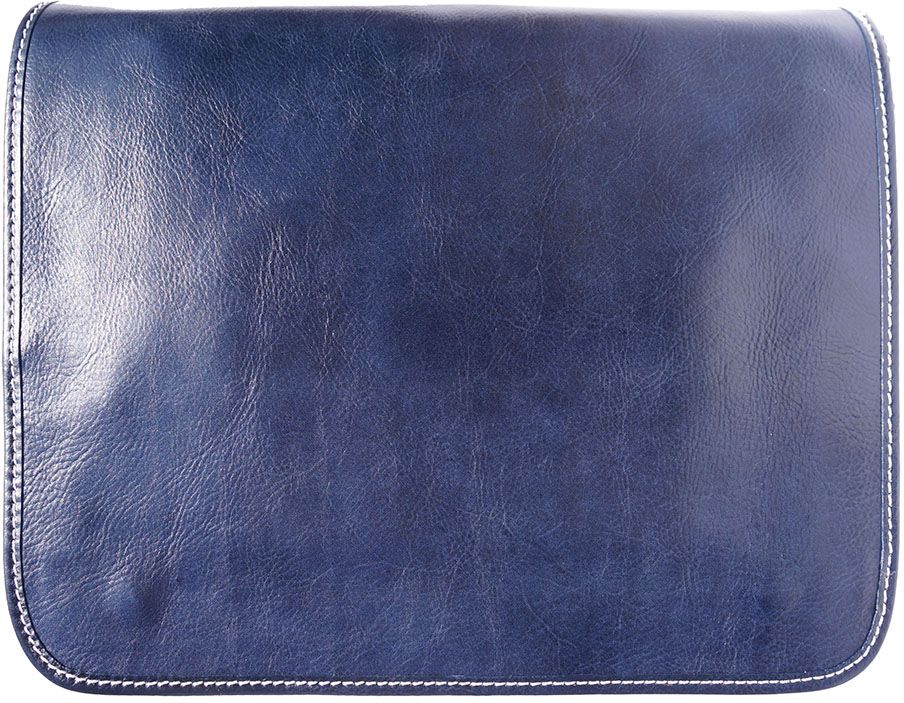 Δερματινη Τσάντα Ταχυδρόμου Firenze Leather 6548 Σκουρο Μπλε 60179372