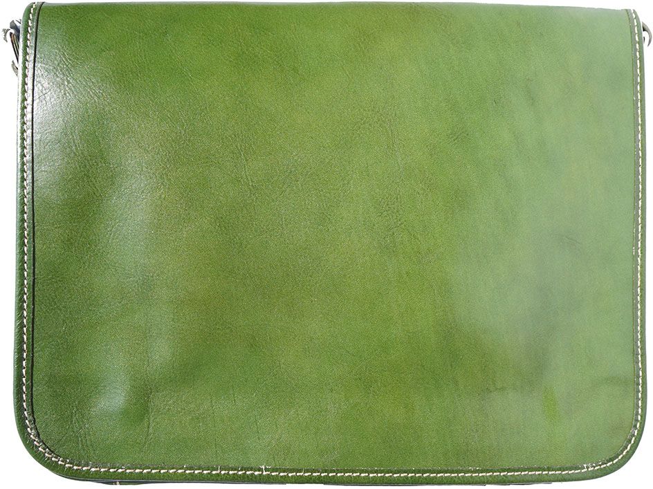 Δερμάτινη Τσάντα Ταχυδρόμου Firenze Leather 6548 Σκουρο Πρασινο
