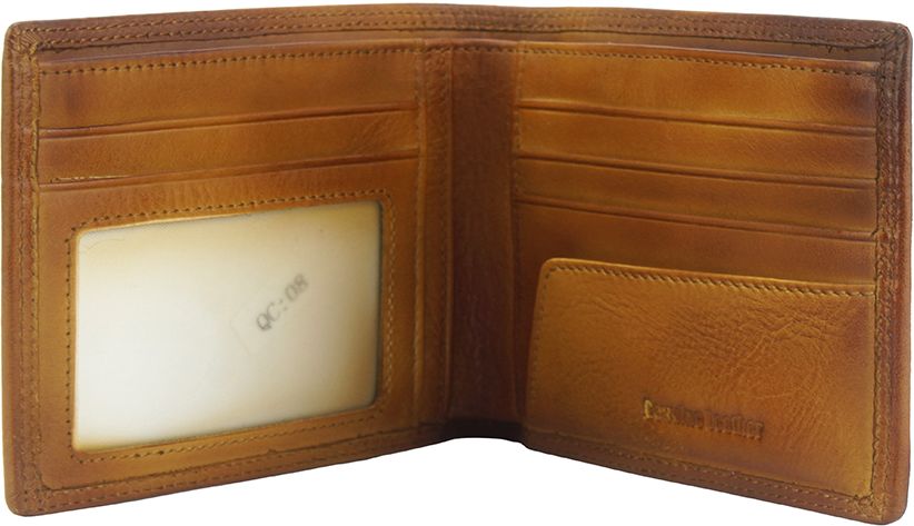 Δερμάτινο Πορτοφόλι Alvaro Firenze Leather 53823 Μπεζ