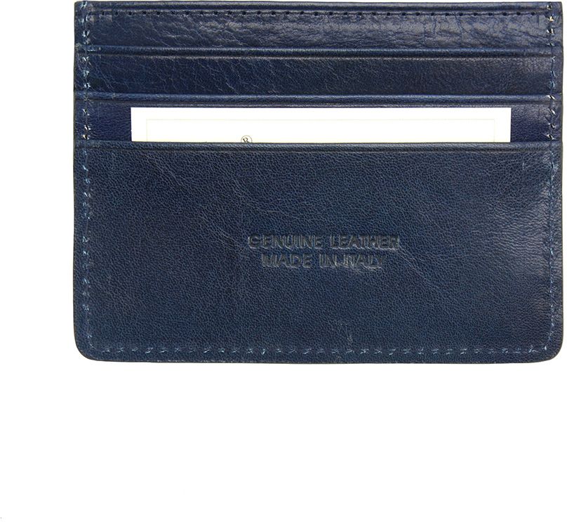Θηκη Καρτών Δερμάτινη Firenze Leather PC076 Σκουρο Μπλε