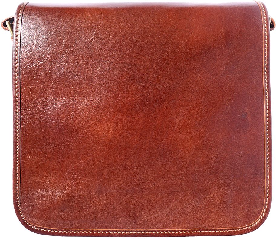 Firenze Leather Δερμάτινη Τσάντα Ωμου Christopher Firenze Leather 6551 Καφε