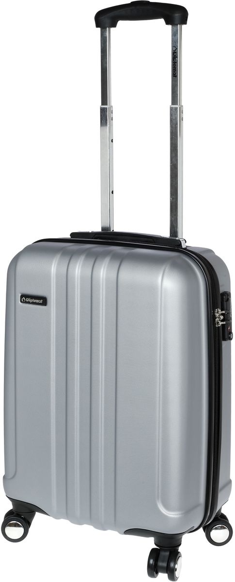 Βαλίτσα Καμπίνας με 4 ρόδες 55cm Diplomat TF1732 Ασημί
