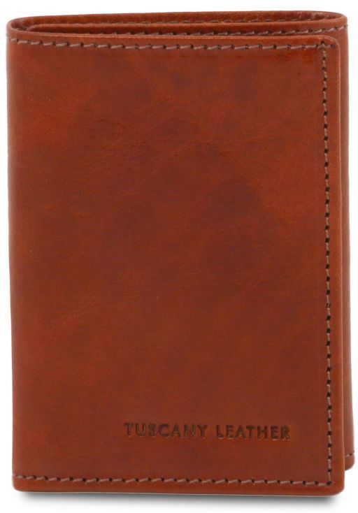 Δερμάτινη θήκη για κάρτες TL140801 Καφέ Tuscany Leather