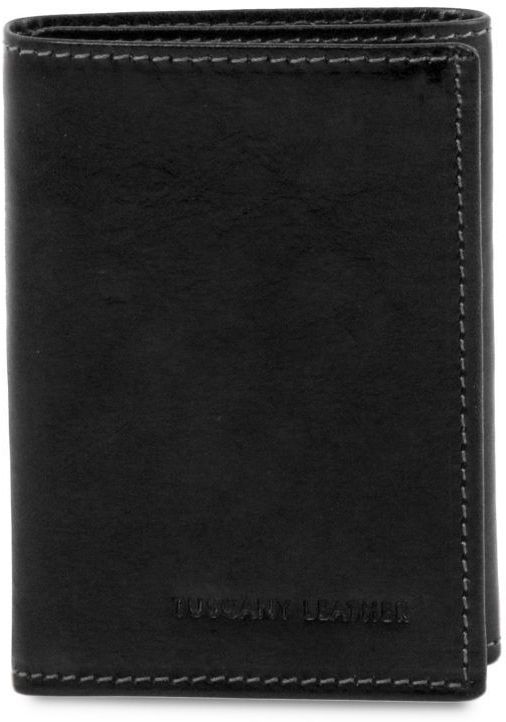 Δερμάτινη θήκη για κάρτες TL140801 Μαύρο Tuscany Leather