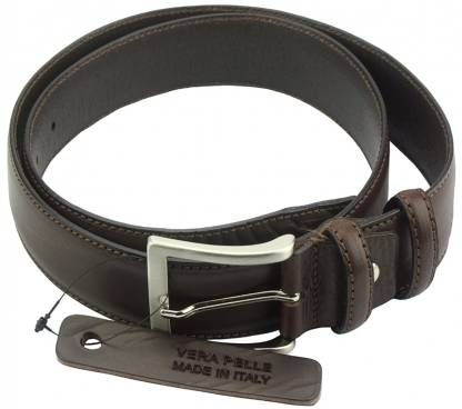 Firenze Leather Δερμάτινη Ζώνη Camuni Firenze Leather 02135 Σκούρο Καφέ 35mm