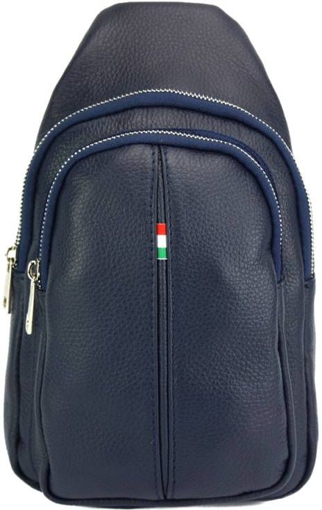 Δερμάτινο Backpack Nissim Firenze Leather 6125 Σκούρο Μπλε 60251774