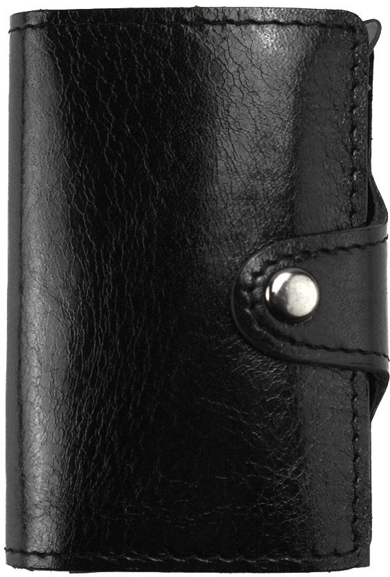 Θήκη Καρτών Δερμάτινη Elia Firenze Leather KB225 Μαύρο