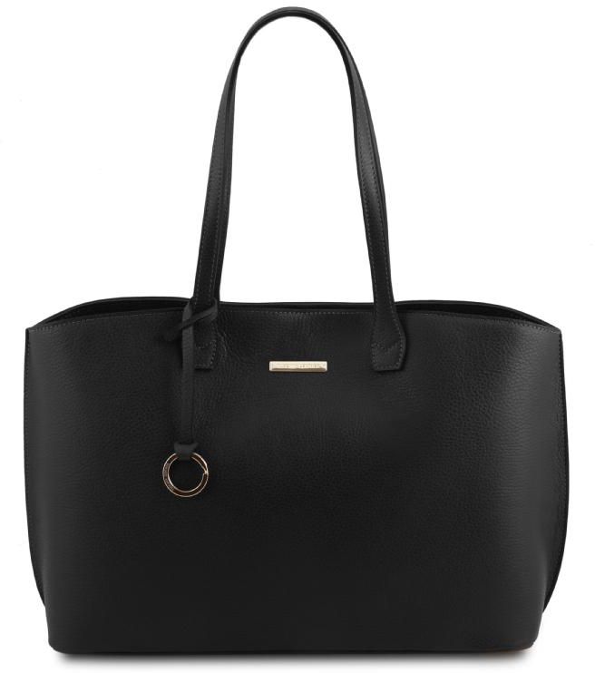 Γυναικεία Τσάντα Ώμου Δερμάτινη Tuscany Leather TL141828 Μαύρο 60285530