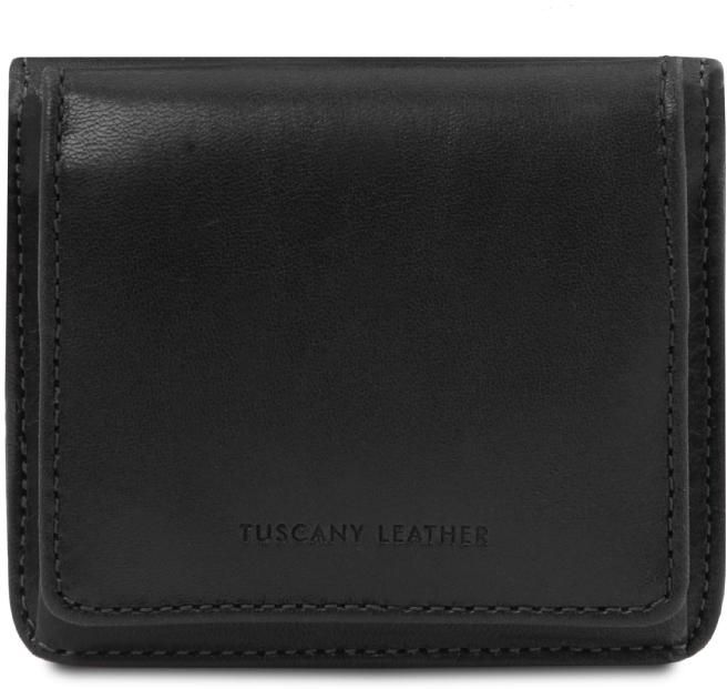Εικόνα από Unisex Πορτοφόλι Δερμάτινο Tuscany Leather TL142059 Μαύρο
