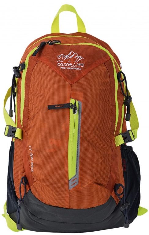 Σάκος πλάτης Colorlife ultra light 1703 50Χ30Χ20cm Πορτοκαλί