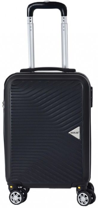 Πτυσσόμενη βαλίτσα καμπίνας – 4cm Colorlife 8053-20 55Χ36Χ23 Μαύρο