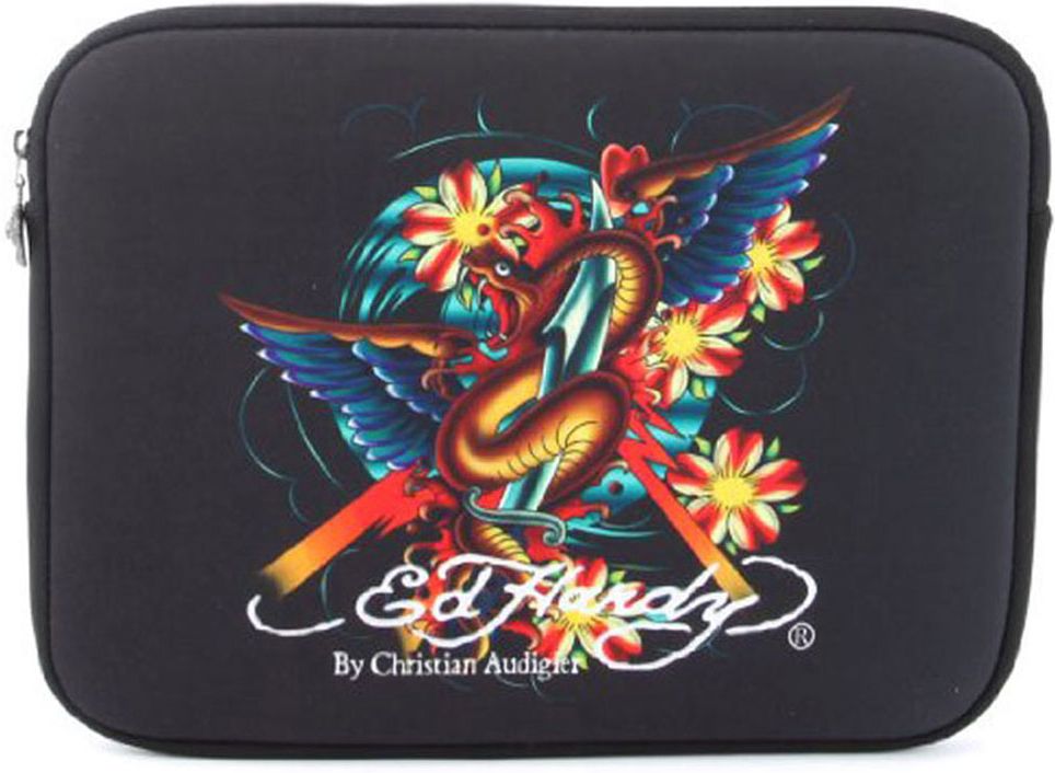 Ed Hardy Θήκη Laptop 15.6 ED HARDY ORIGINAL Snake Black