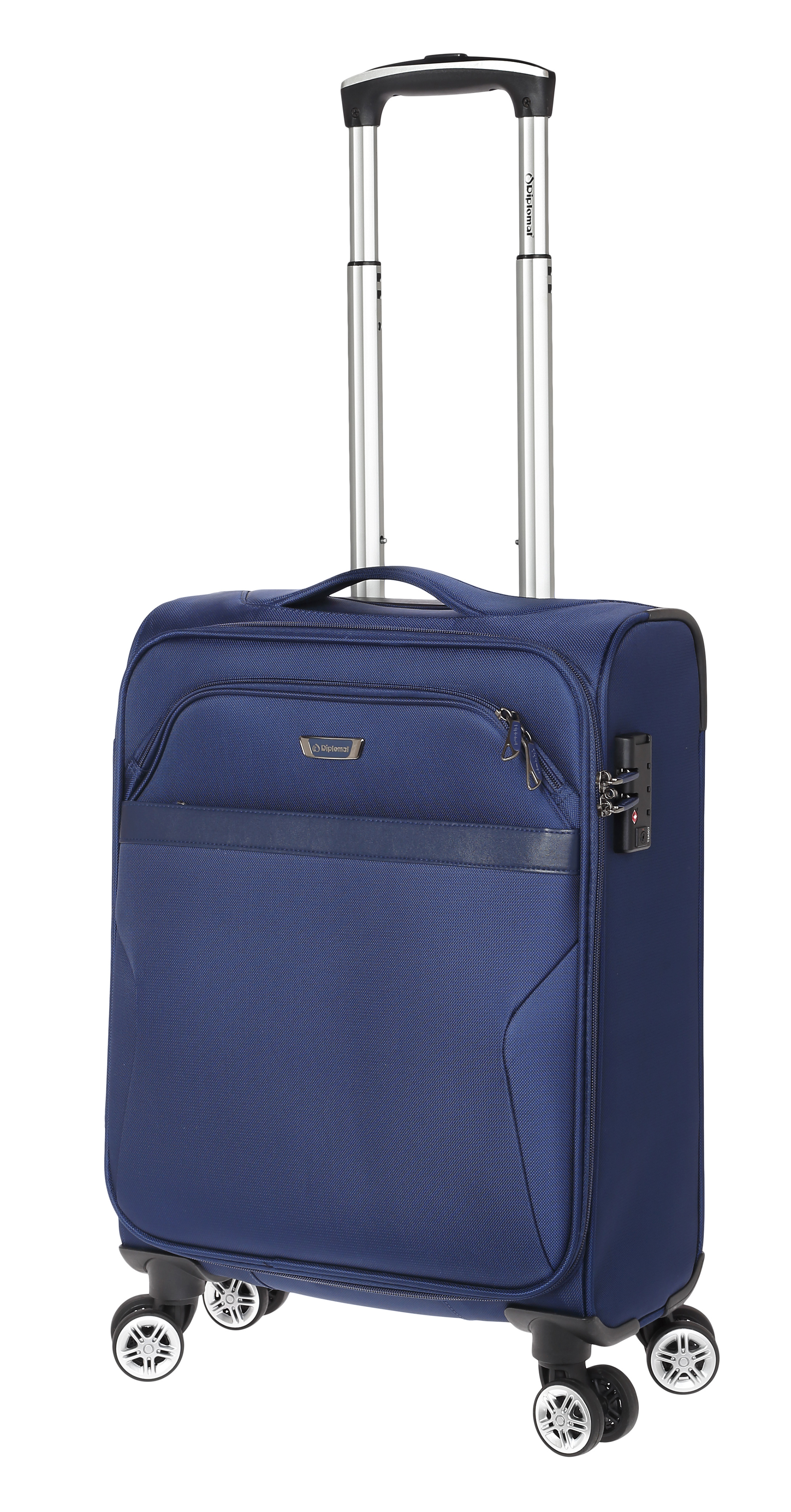 Βαλίτσα Καμπίνας με 4 Ρόδες Diplomat ZC998-S Μπλε