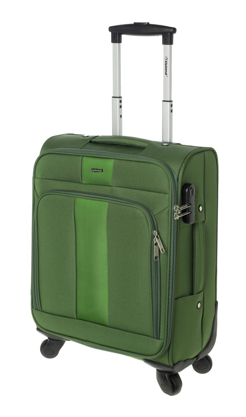 Βαλίτσα Καμπίνας με 4 Ρόδες Diplomat ZC615 Πράσινο