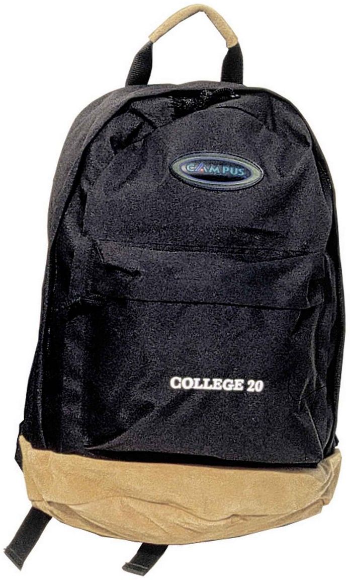 Σακίδιο Πλάτης 20lt College Μαύρο Campus 810-2060-14