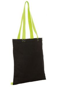 Τσαντα Αγορας 100% Canvas Sols Hamilton 01683-886 Μαύρο/Πράσινο