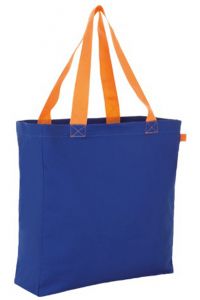 Τσαντα Αγορας 100% Canvas Sols Lenox 01672-885 Μπλε/Πορτοκαλί