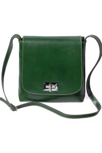Γυναικειο Τσαντακι Ωμου Firenze Leather 6546 Σκουρο Πρασινο