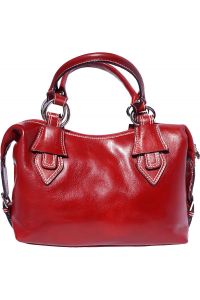 Δερμάτινη Τσάντα Χειρός Ornella Firenze Leather 6529 Κόκκινο