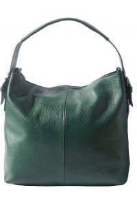 Δερμάτινη Τσάντα Χειρός Spontini Firenze Leather 5757 Σκουρο Πρασινο