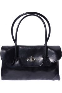 Δερμάτινη Τσάντα Χειρός Lady Firenze Leather 6544 Μαύρο