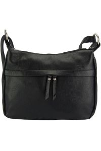 Δερμάτινη Τσάντα Ωμου Delizia Firenze Leather 9112 Μαύρο