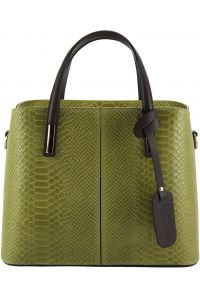 Δερμάτινη Τσάντα Χειρός Vanessa Firenze Leather 7005 Πρασινο