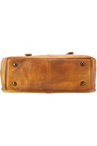 Δερματινος Χαρτοφυλακας Florine Firenze Leather 68155 Μπεζ