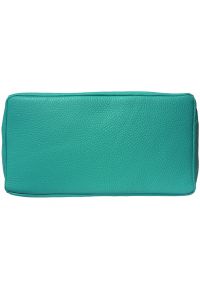 Δερματινη Τσαντα Ωμου Babila Firenze Leather 9121 Τυρκουαζ