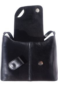 Γυναικεια Τσαντα Ωμου Firenze Leather 209 Μαύρο