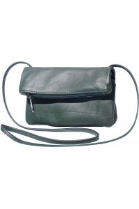 Δερματινο Τσαντακι Φακελος Anita Firenze Leather 3601 Σκουρο Πρασινο