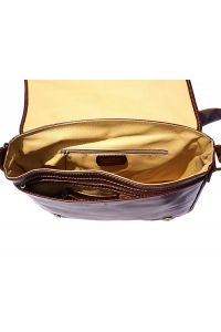 Δερμάτινη Τσάντα Ταχυδρόμου Firenze Leather 6548 Καφε