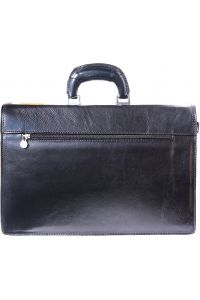 Δερμάτινος Χαρτοφύλακας 3 Θέσεων Firenze Leather 7617 Μαύρο