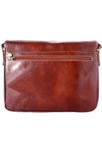 Δερμάτινη Τσάντα Ταχυδρόμου Firenze Leather 6548 Καφε