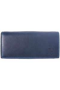 Δερμάτινο Πορτοφόλι Emilie Firenze Leather PF054 Σκουρο Μπλε