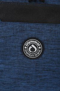 Σακ Βουαγιαζ 50cm με πλαινές θηκες Diplomat SAC60-50 Μπλε/Μαύρο