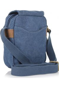 Τσαντάκι Ωμου 19cm με Αγκράφα Vintage Diplomat Tr21 Denim