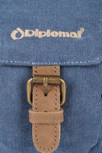 Τσαντάκι Ωμου 19cm με Αγκράφα Vintage Diplomat Tr21 Denim