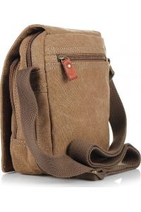 Τσαντάκι Ωμου 18cm με Καπάκι Vintage Diplomat Tr27 Καφε