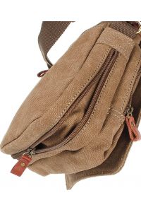 Τσαντάκι Ωμου 18cm με Καπάκι Vintage Diplomat Tr27 Καφε