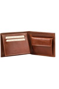Ανδρικό Δερμάτινο Πορτοφόλι TL140763 Καφέ Tuscany Leather