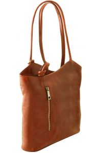 Γυναικεία Τσάντα Δερμάτινη Patty Μελί Tuscany Leather