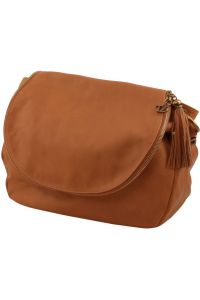 Γυναικεία Τσάντα Δερμάτινη TL141110 Κονιάκ Tuscany Leather