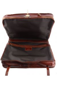 Βαλίτσα / Θήκη Ενδυμάτων Δερμάτινη Tahiti TL3030 Καφέ σκούρο Tuscany Leather