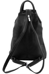 Γυναικείο Τσαντάκι Δερμάτινο Shanghai TL140963 Μαύρο Tuscany Leather