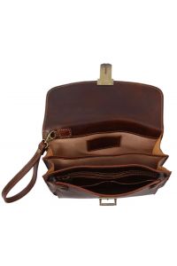 Ανδρικό Τσαντάκι Δερμάτινο Max TL8075 Μαύρο Tuscany Leather