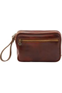 Ανδρικό Τσαντάκι Δερμάτινο Ivan TL140849 Καφέ Tuscany Leather