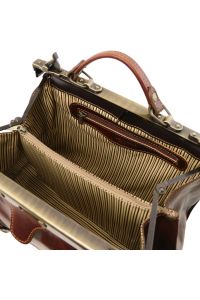 Ιατρική Τσάντα Δερμάτινη Mona Lisa Μαύρο Tuscany Leather